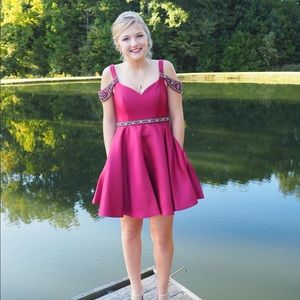 BLUSH homecoming/prom dress